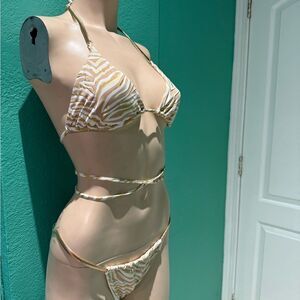 Zebra Print Bikini Set